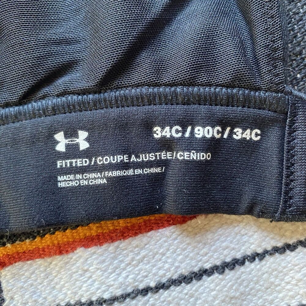 Under Armor Eclipse High Impact Sports Bra. Size 34C. Padded. Adjustable. - Picture 4 of 11